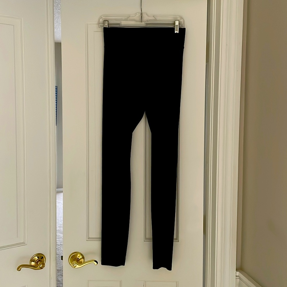CALZEDONIA Black velvet leggings/brand new /tags still attached